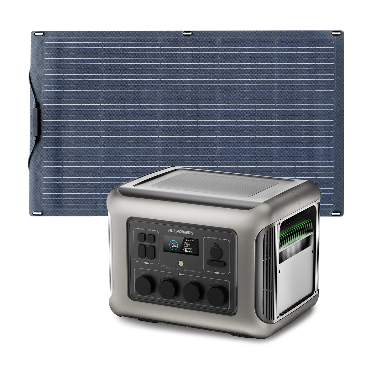 ALLPOWERS R2500 Portable Power Station 2500W 2016Wh LiFePO4 Solar Generator