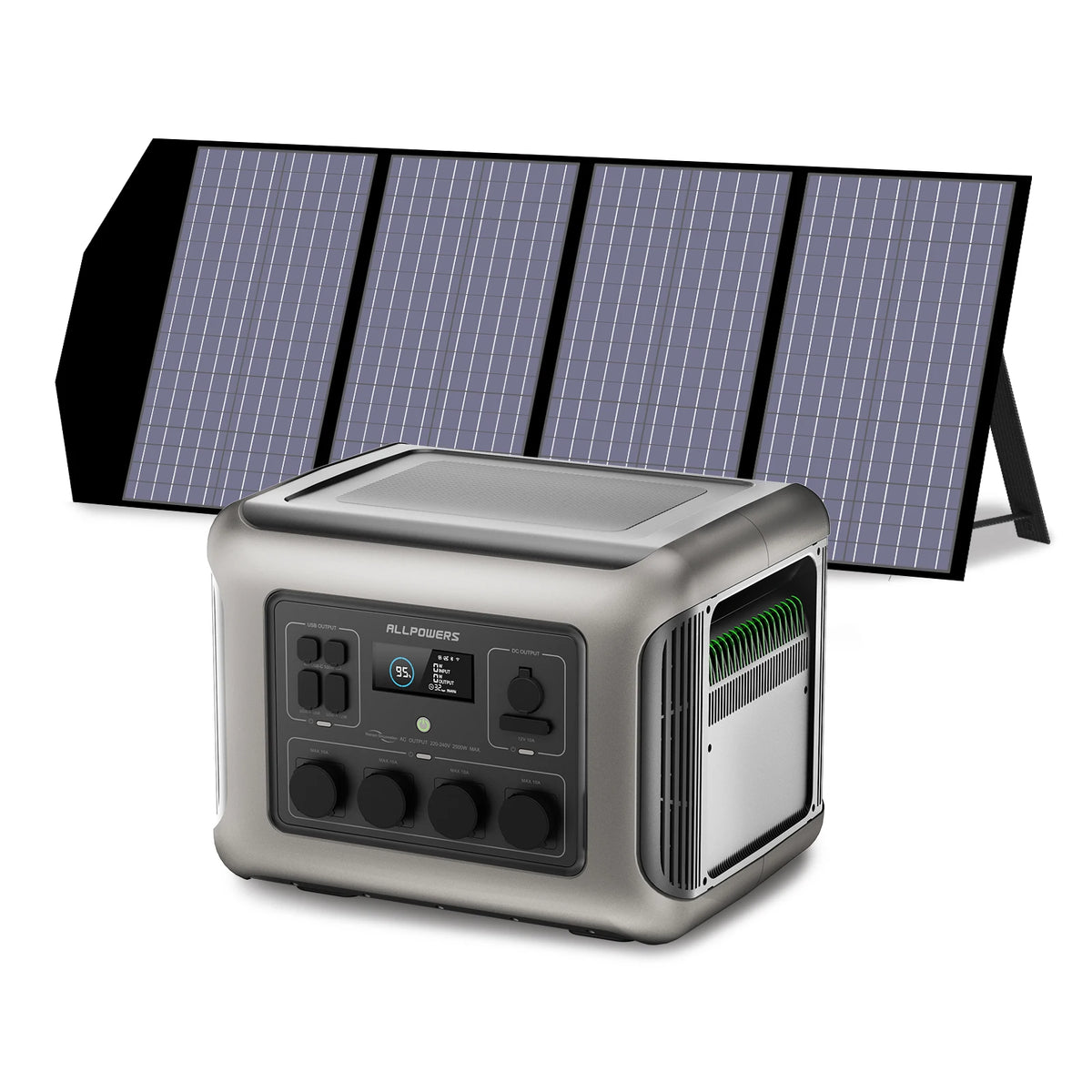 ALLPOWERS R2500 Portable Power Station 2500W 2016Wh LiFePO4 Solar Generator
