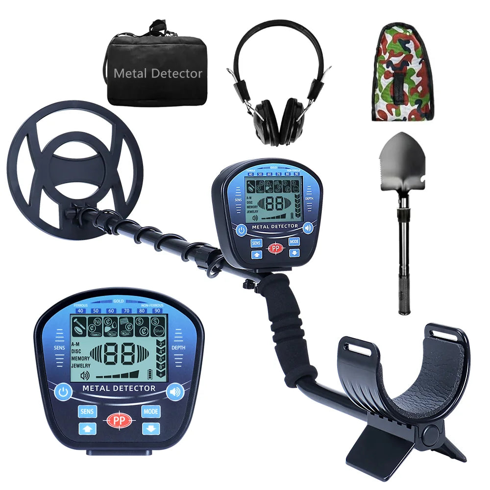 Professional Underground Metal Detector For Adults Waterproof With LCD Display