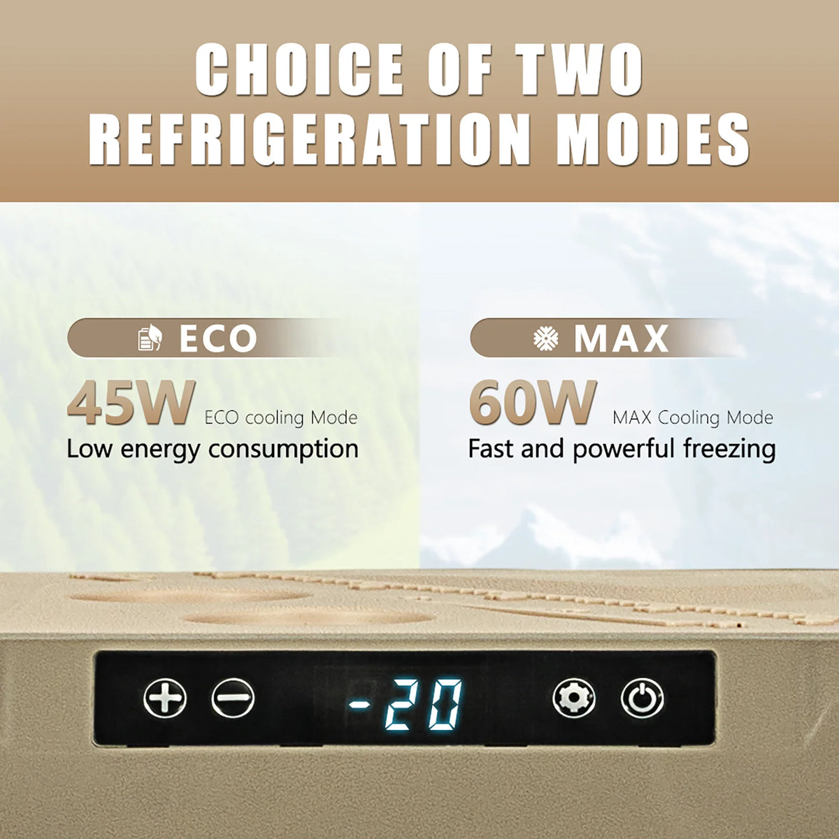 Alpicool GE30 Portable Car Refrigerator 12V 24V DC 100-240V AC