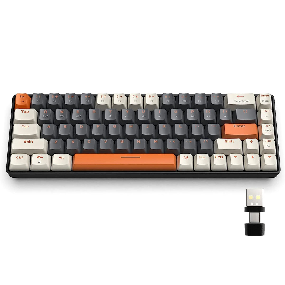 Attack Shark RK68 Sixty Percent Wireless Mechanical Keyboard