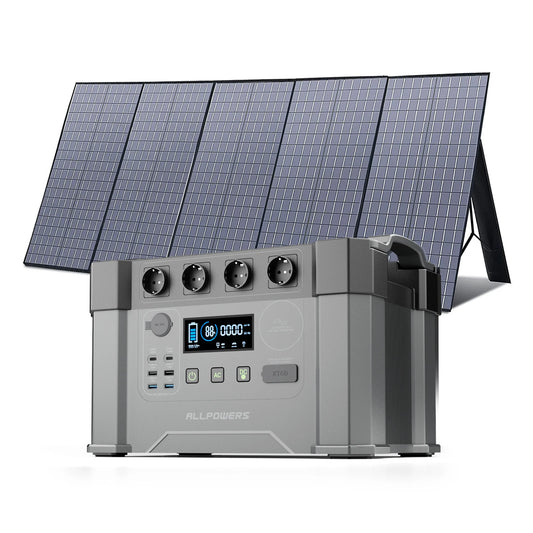 ALLPOWERS S2000 Pro Solar Generator With 400W Panel